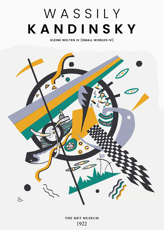 Wassily Kandinsky Small Worlds IV Poster