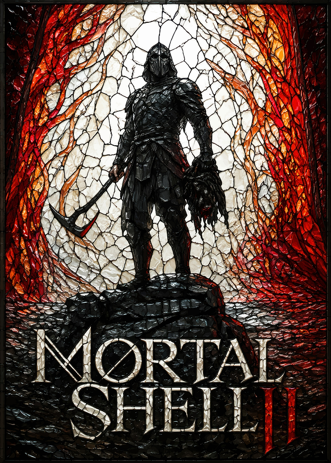 Mortal Shell II Stained Glass Poster