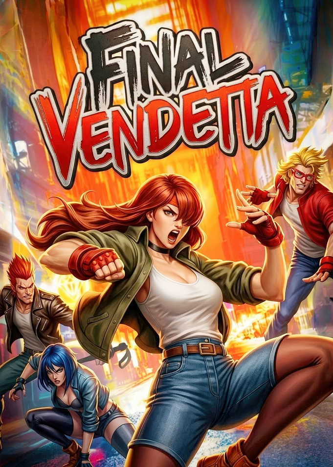 Final Vendetta Video Game Key Art