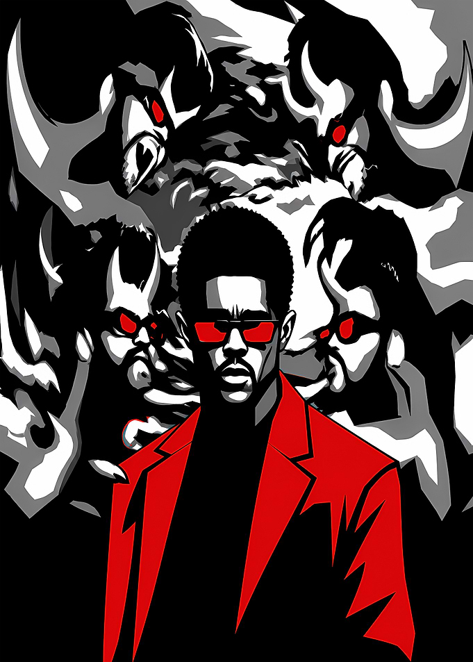 The Weeknd Pop Art Portrait