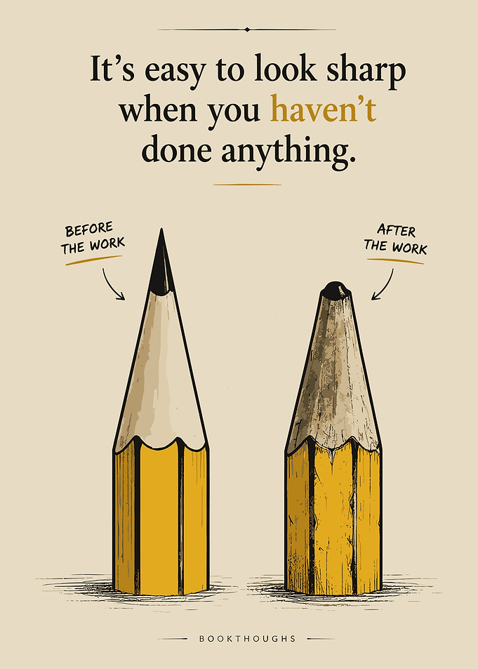 Inspirational Pencil Work Quote Poster