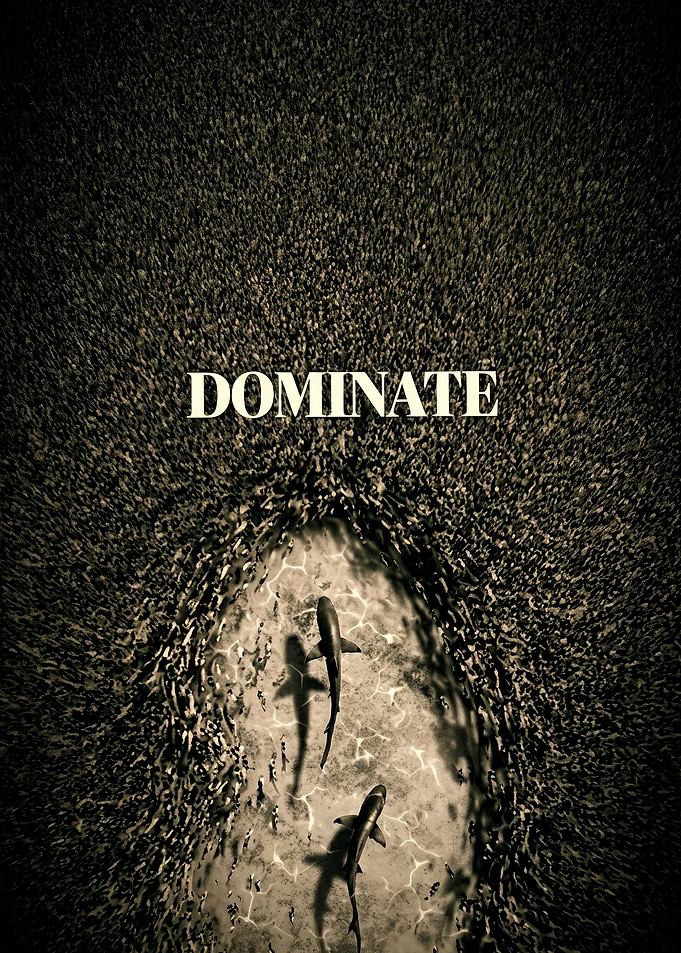 Dominate Shark Motivational Poster