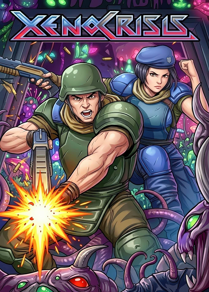 Xeno Crisis Video Game Cover Art