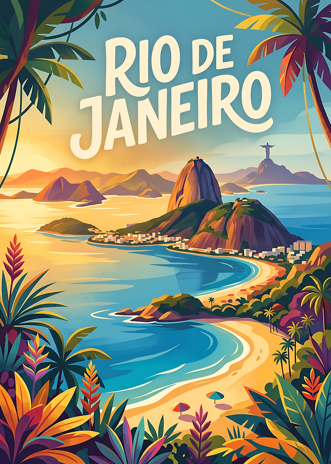 Golden Hour in Tropical Rio de Janeiro