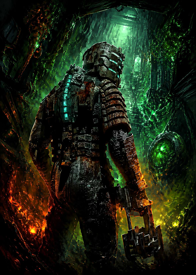 Isaac Clarke in Dead Space