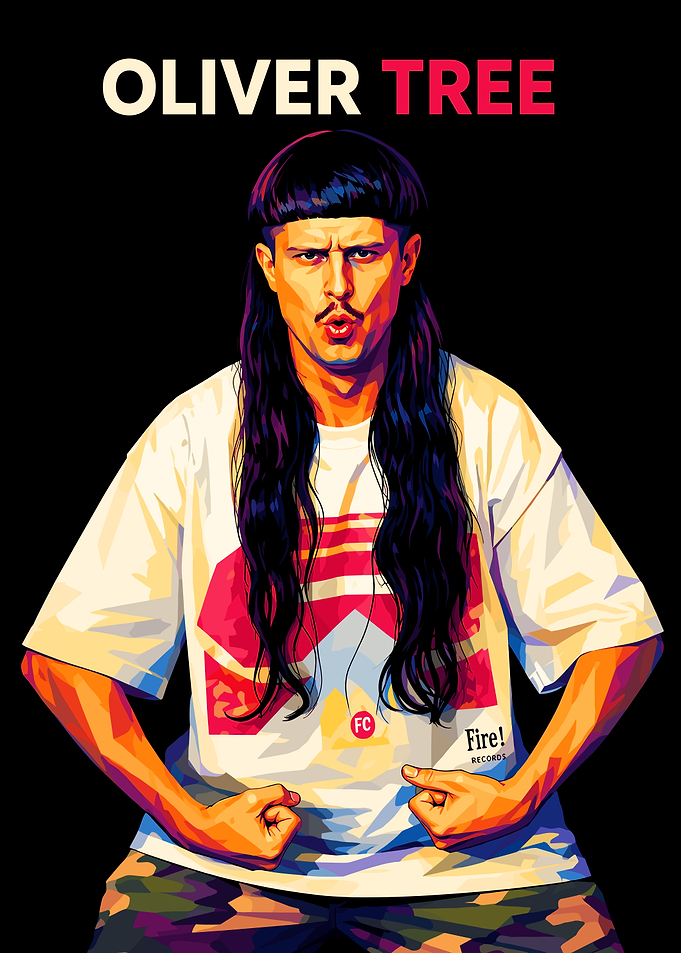 Oliver Tree Pop Art Portrait