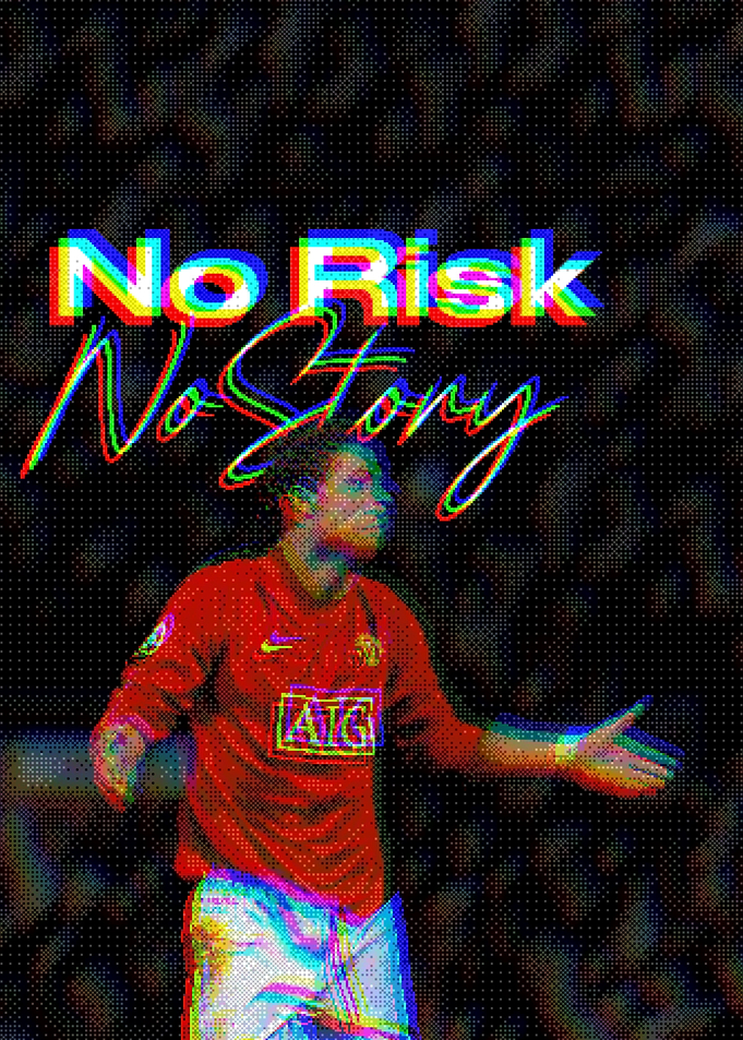 Cristiano Ronaldo Glitch Art Poster