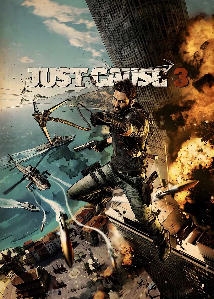 Just Cause 3 Video Game Poster