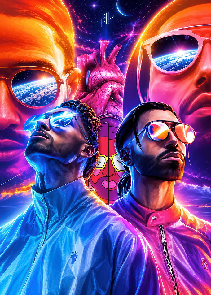 PNL Rap Duo Cosmic Portrait