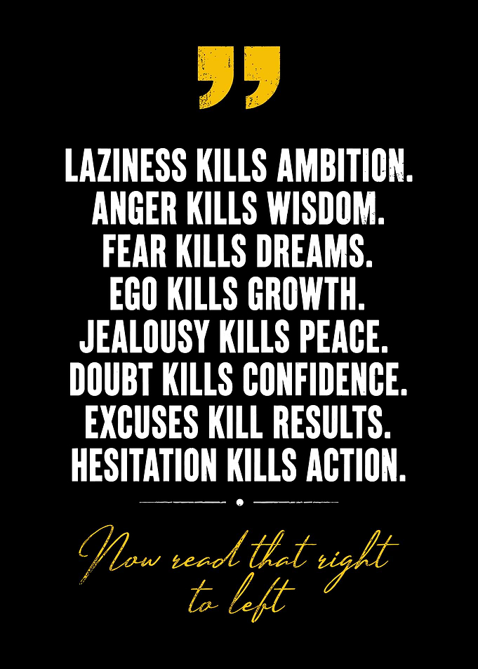 Inspirational Quote Text Art Poster