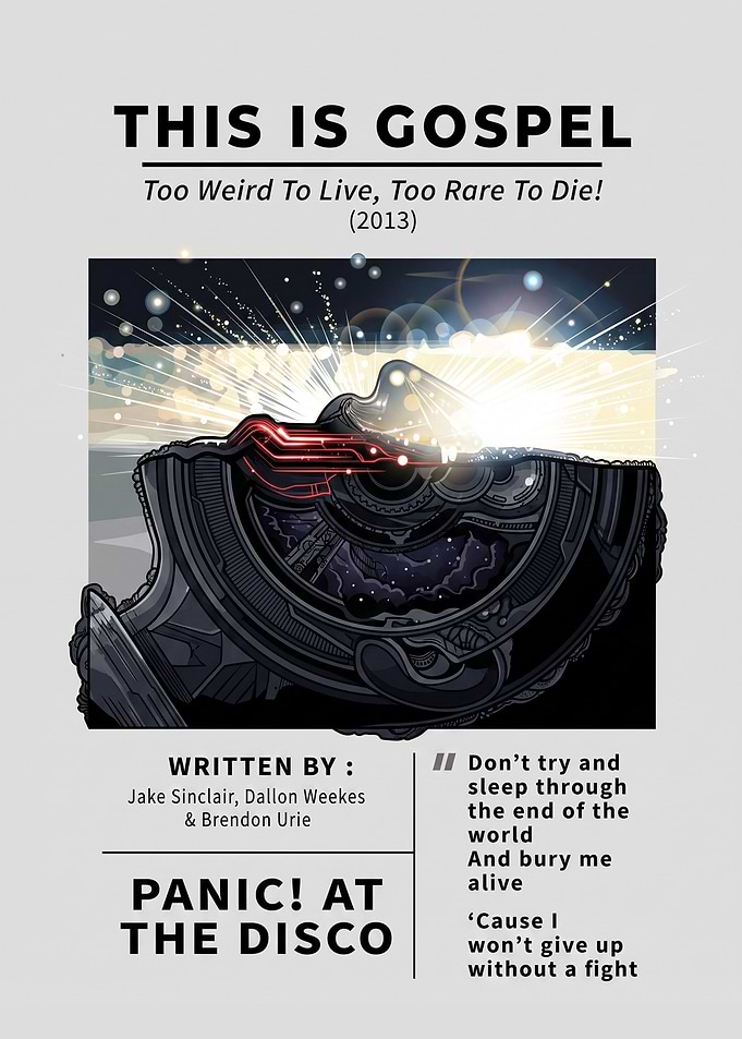 Panic! At The Disco This Is Gospel Poster
