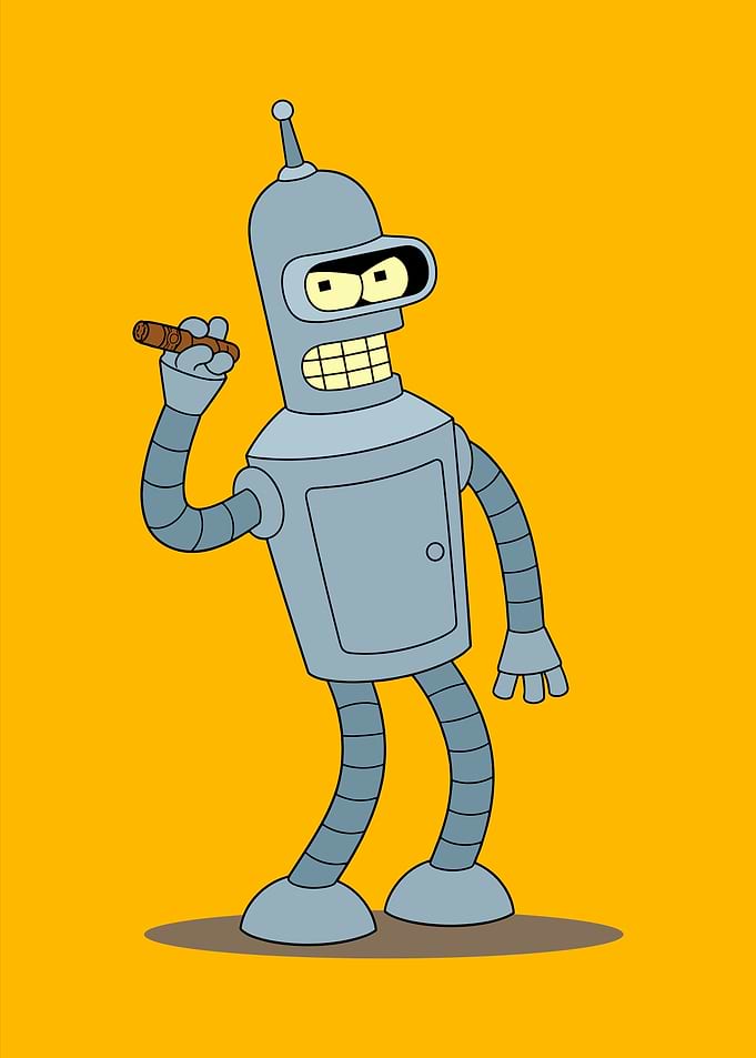Bender Bending Rodriguez from Futurama