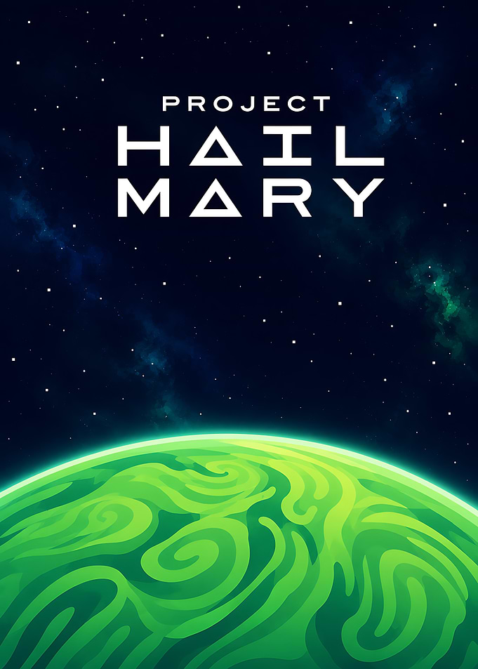Project Hail Mary Space Poster