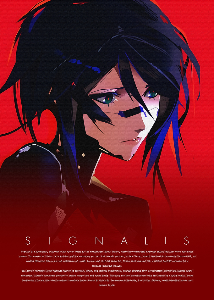 Signalis Elster Character Poster
