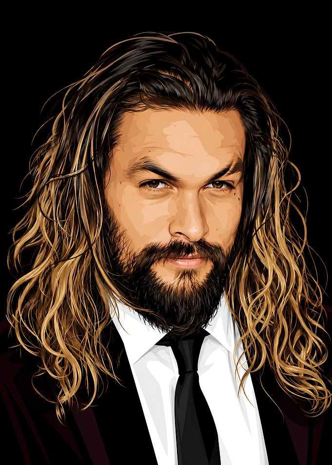 Digital Portrait of Jason Momoa
