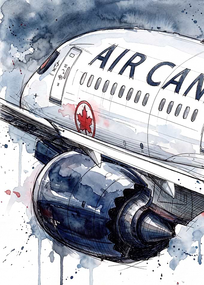 Dramatic Mapple Leaf Dreamliner
