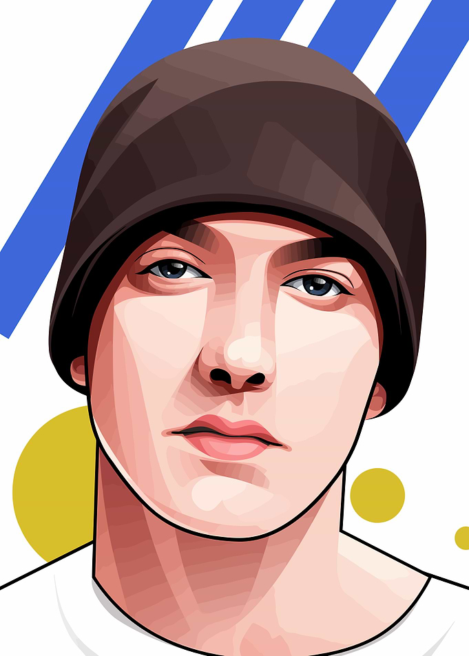 Eminem Vector Portrait Illustration