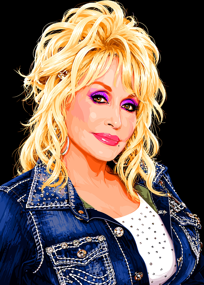 Dolly Parton Digital Portrait