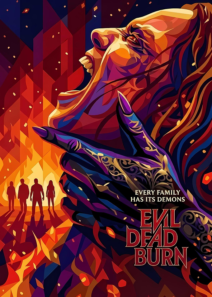 Evil Dead Burn Movie Poster Art