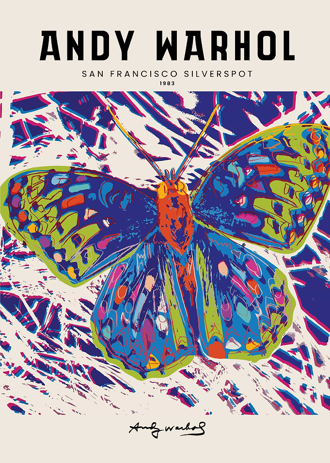 Andy Warhol San Francisco Silverspot Poster