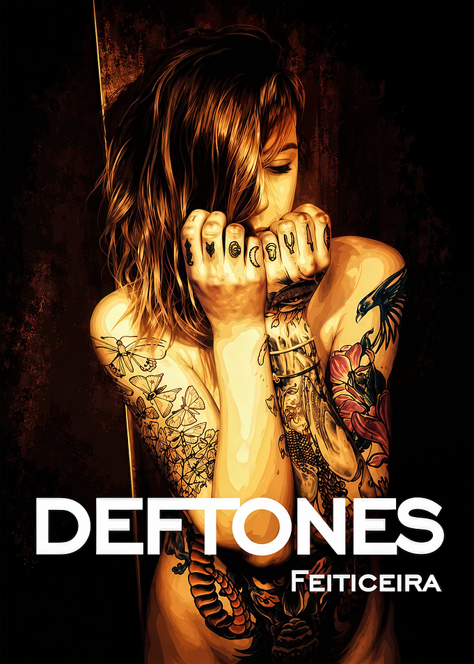 Deftones Feiticeira Music Poster