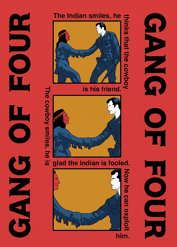Gang of Four Album Illustration Poster