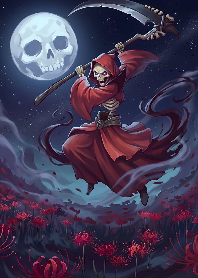 Slay The Spire 2 Grim Reaper in Red Robes
