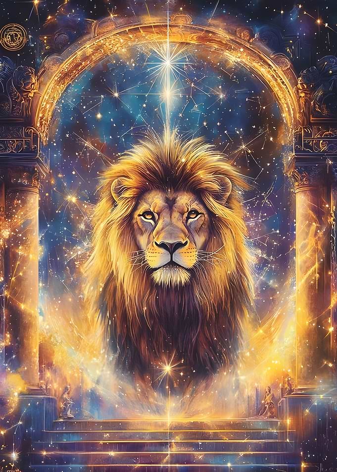 Majestic Celestial Lion Portal