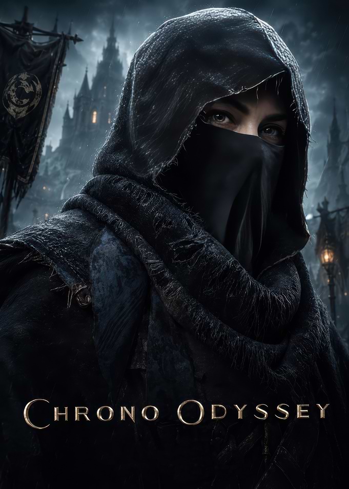 Chrono Odyssey hooded character portrait