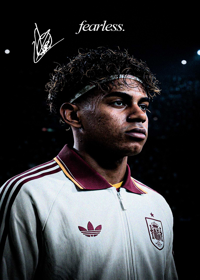 Lamine Yamal Fearless Portrait