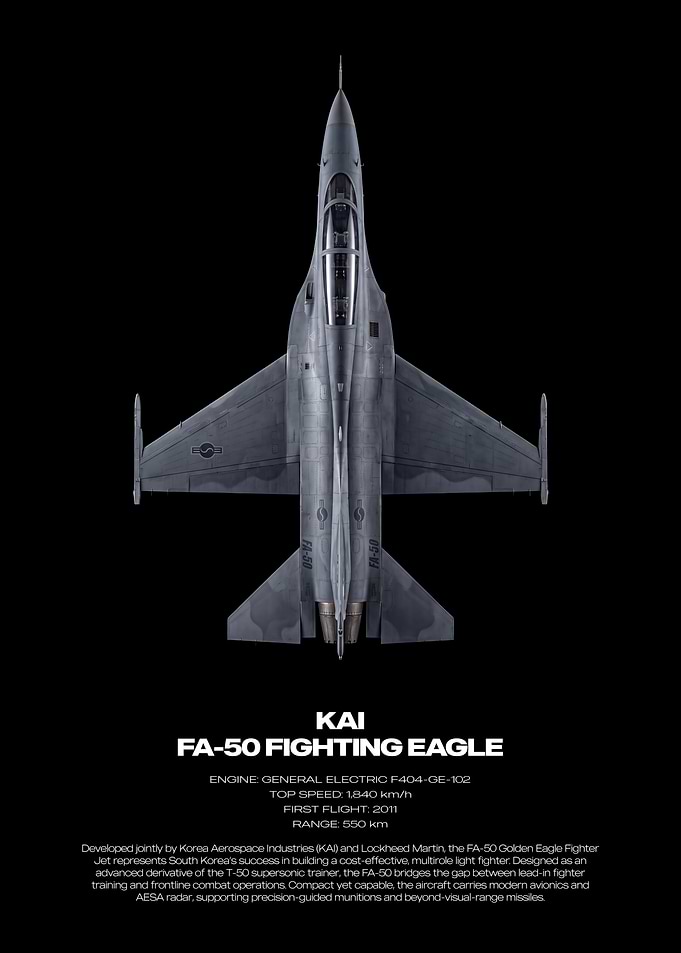 KAI FA-50 Fighting Eagle Poster