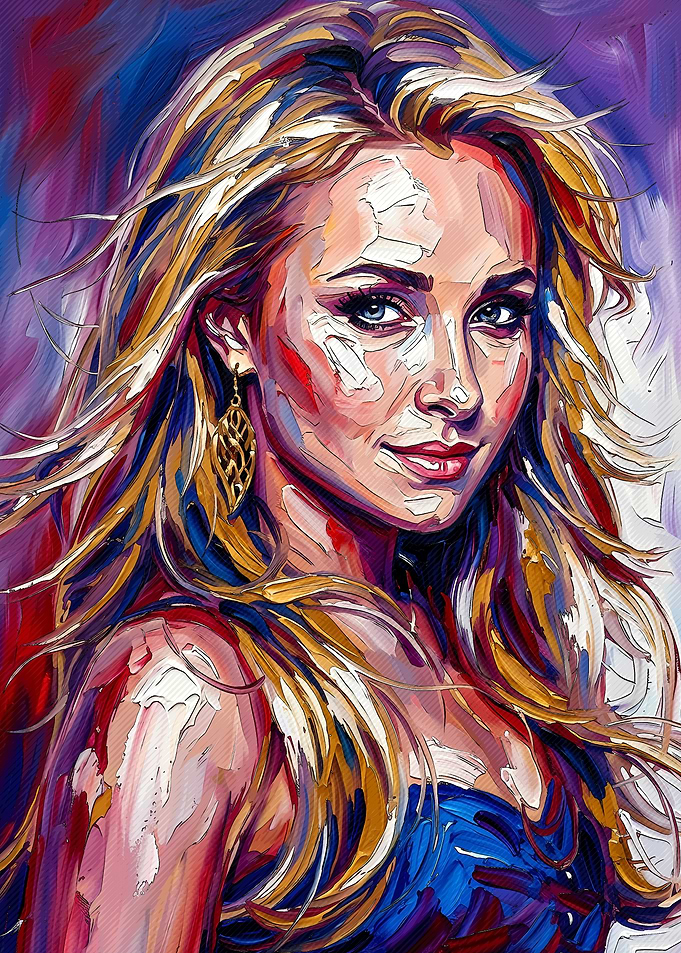 Impressionist Portrait of Hayden Panettiere