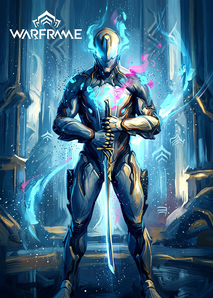 Warframe Excalibur Umbra Digital Art