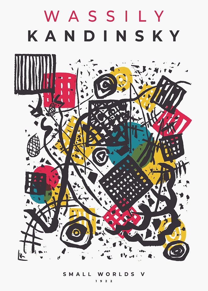 Wassily Kandinsky Small Worlds V Poster