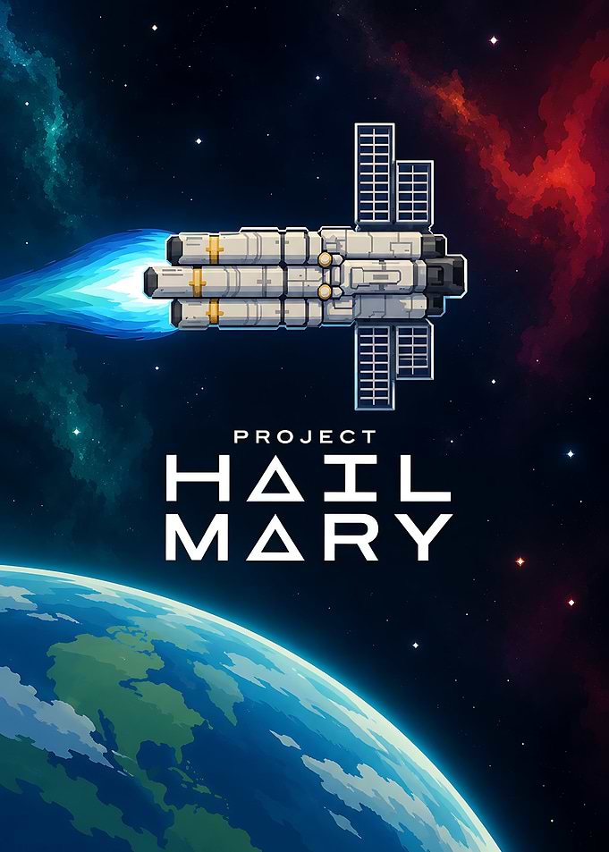 Project Hail Mary Space Poster