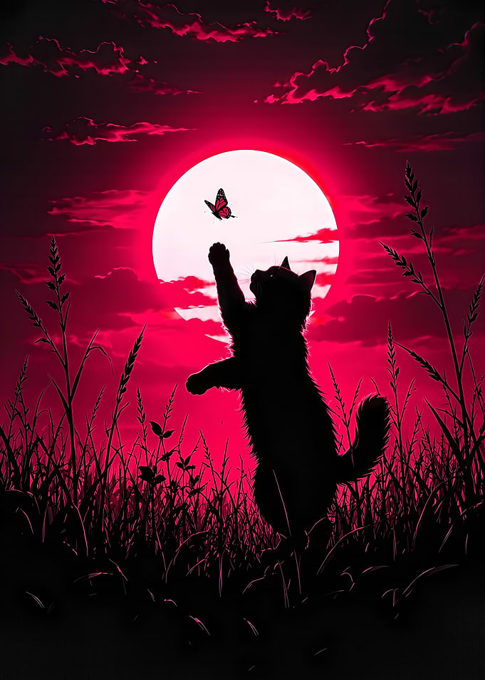 Red Moon Cat
