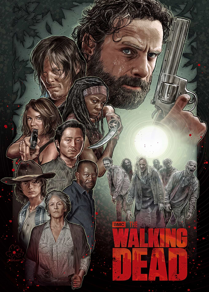 The Walking Dead Ensemble Poster