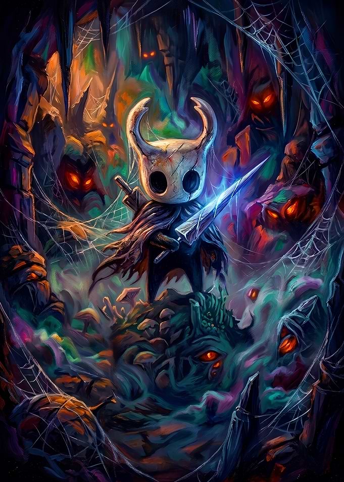 Hollow Knight in Deepnest