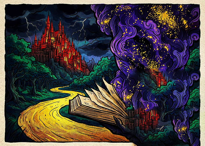 Magical Storybook Fantasy Landscape