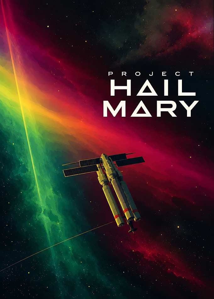 Project Hail Mary Space Poster