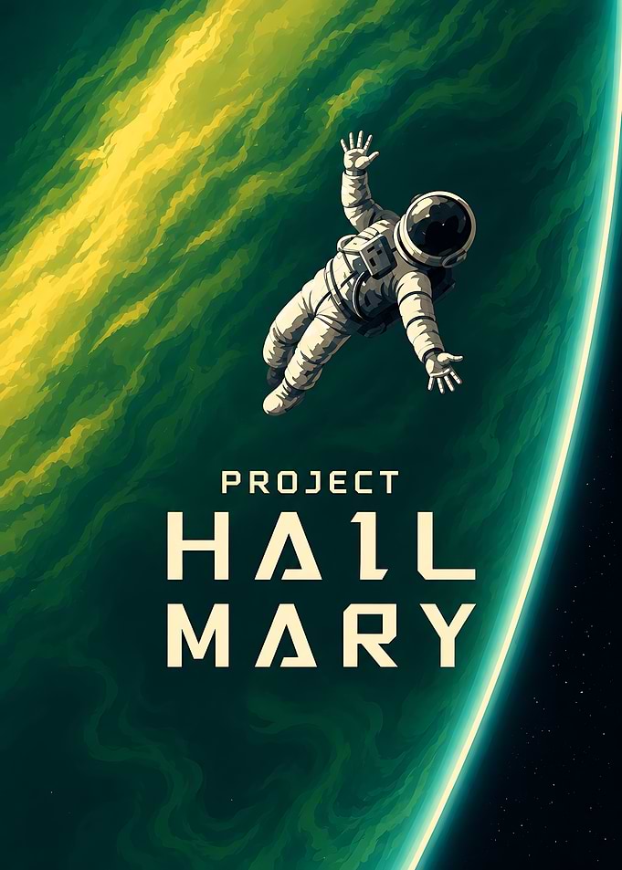 Project Hail Mary Astronaut Poster