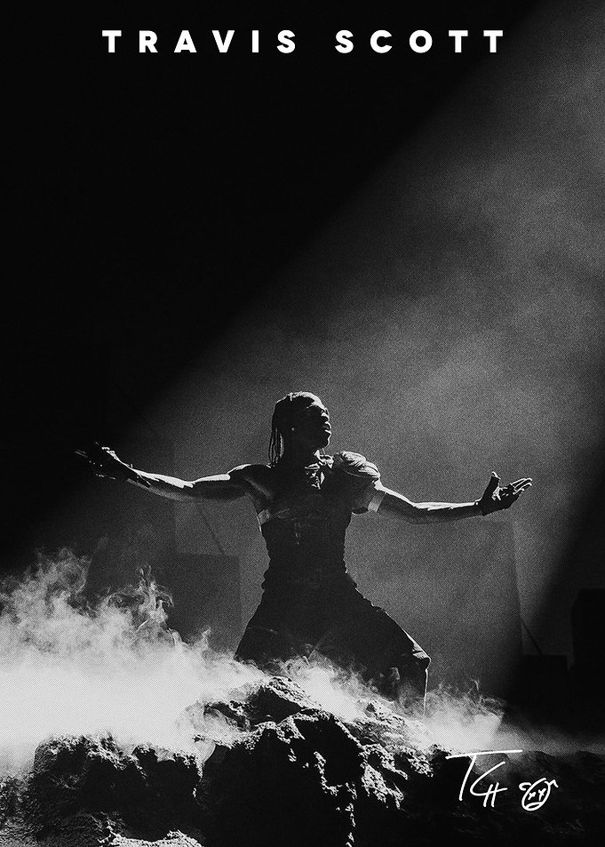 Travis Scott Concert Performance Poster