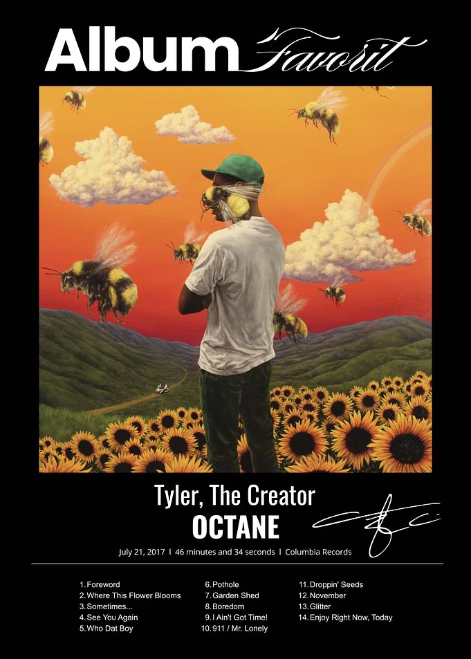 Tyler, The Creator Flower Boy Album Art