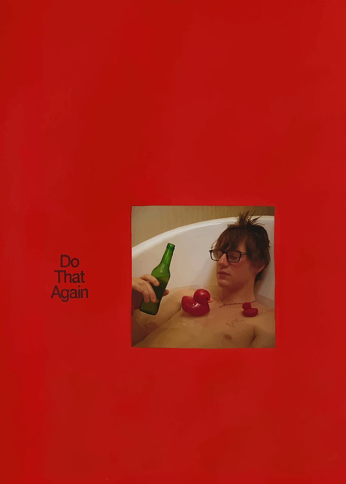 Do That Again Red Poster