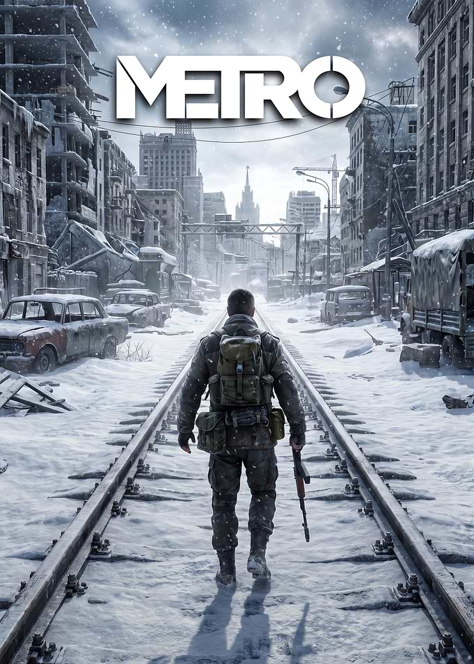Metro Video Game Post-Apocalyptic Poster