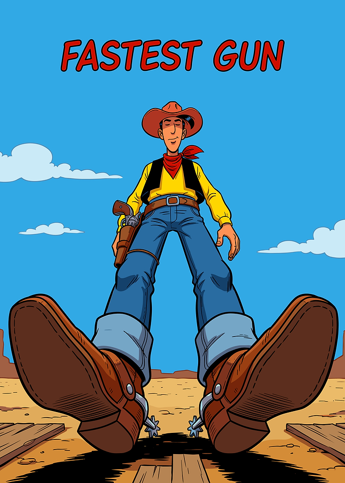 Lucky Luke Fastest Gun Poster
