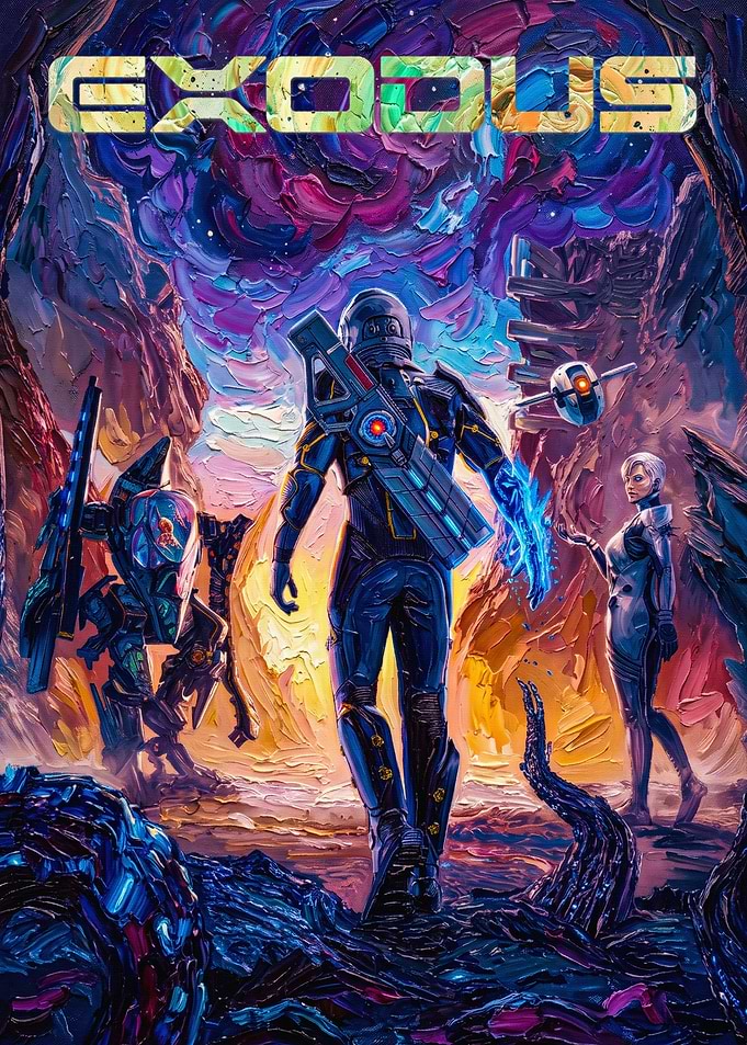 Exodus Sci-Fi Adventure Art