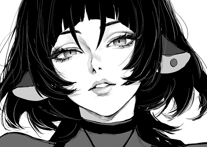 Jane Doe Zenless zone zero anime Girl Portrait