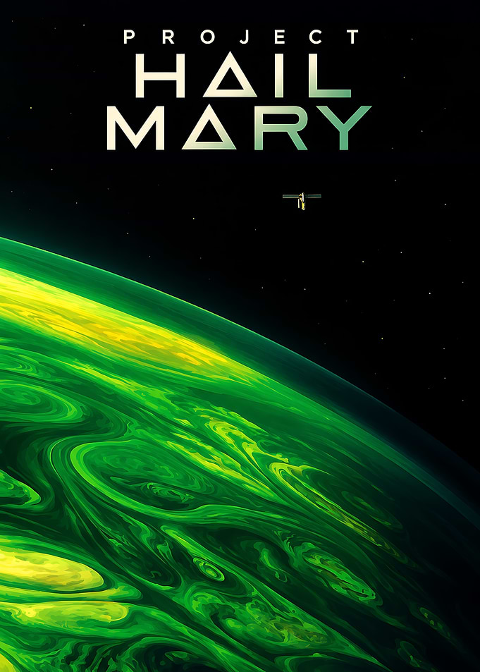Project Hail Mary Space Poster