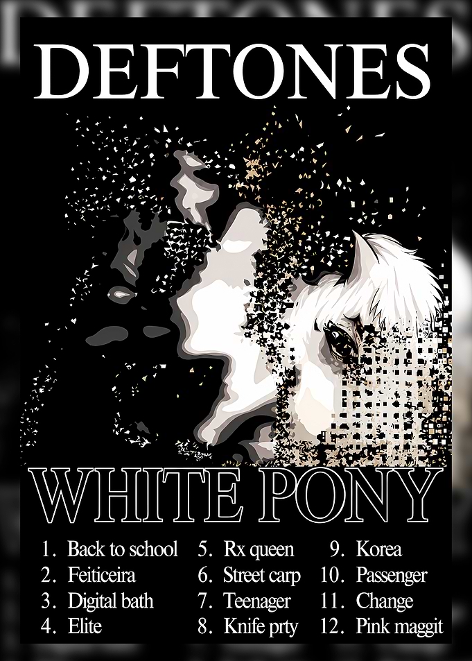 Deftones White Pony Album Poster
